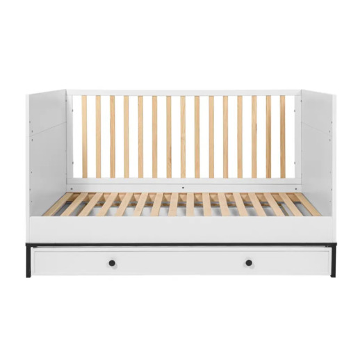 Bellamy kinderbet / krevetić Lumi 140x70 cm, bijeli/bukva