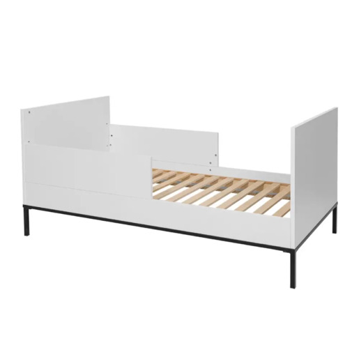 Bellamy kinderbet / krevetić Lumi 140x70 cm, bijeli/bukva
