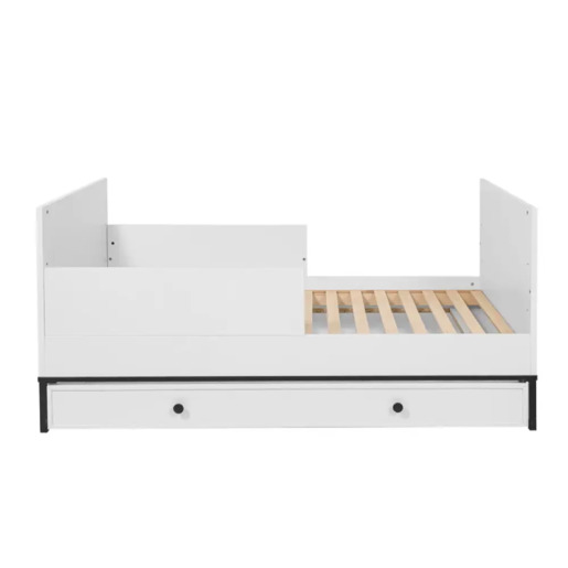 Bellamy kinderbet / krevetić Lumi 140x70 cm, bijeli/bukva