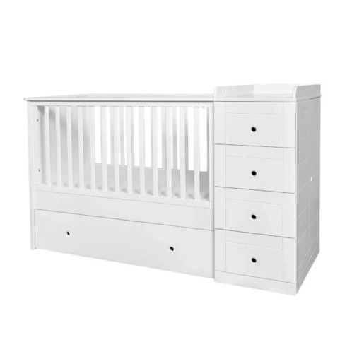 Bellamy kinderbet / krevetić Paso Doble 60x120 cm, bijeli