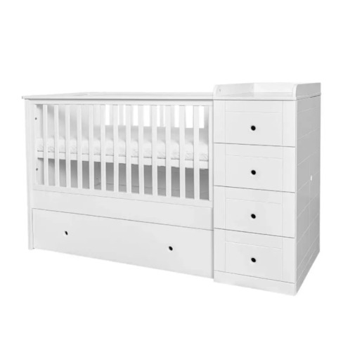 Bellamy kinderbet / krevetić Paso Doble 60x120 cm, bijeli