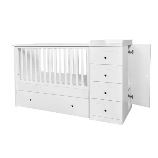 Bellamy kinderbet / krevetić Paso Doble 60x120 cm, bijeli