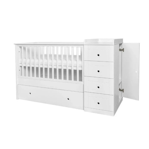 Bellamy kinderbet / krevetić Paso Doble 60x120 cm, bijeli