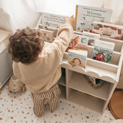 Bellamy Book Nook regal za knjige, latte