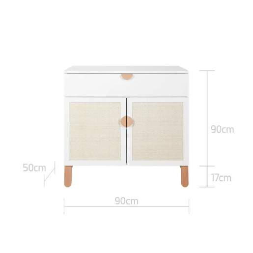 Bellamy Ratata komoda s 2 vrata, bijela