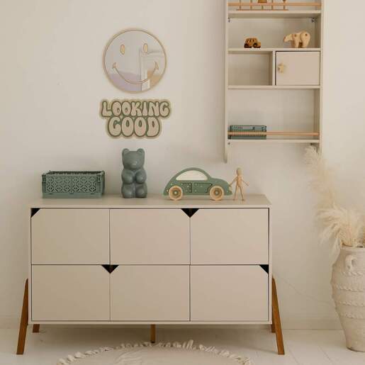 Bellamy Lotta komoda s 6 ladica, latte