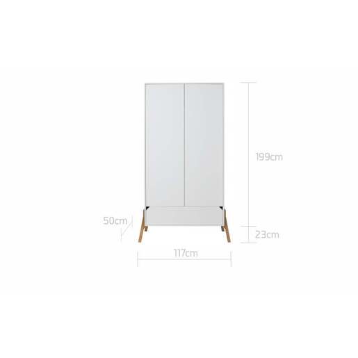 Bellamy Lotta dvokrilni ormar, latte