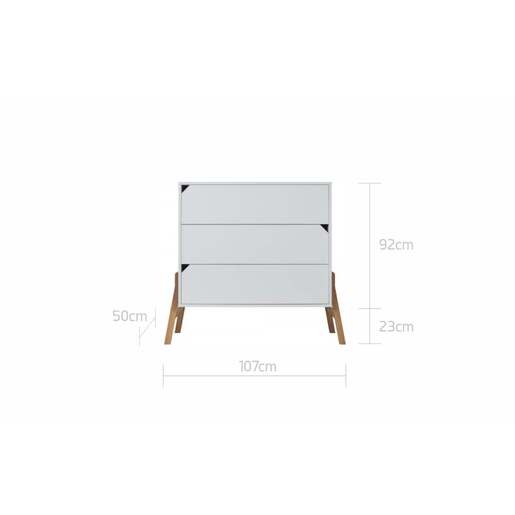 Bellamy Lotta komoda s 3 ladice, latte