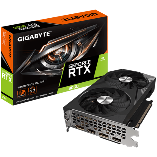Grafička kartica Gigabyte, nVidia GeForce RTX 3060 12GB GDDR6, PCIe 4.0, 2x HDMI, 2x DP