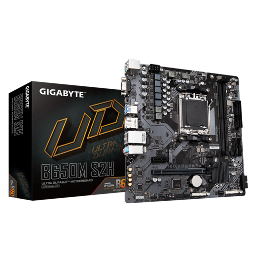 Matična ploča Gigabyte B650M S2H, AMD B650, AM5, Micro ATX