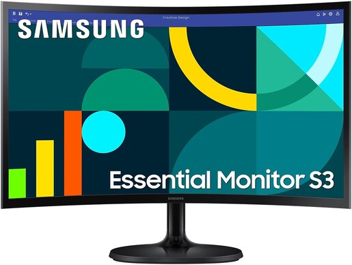 Samsung 24" monitor LS24D360GAUXEN, VA Full HD, 100Hz, 4ms, D-Sub, HDMI, Zakrivljen