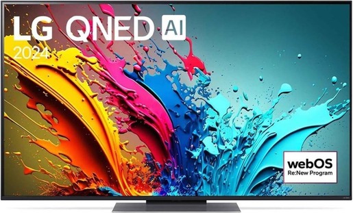 LG 55" QNED TV 55QNED86T3A, 4K UHD, webOS Smart TV, AI Sound Pro