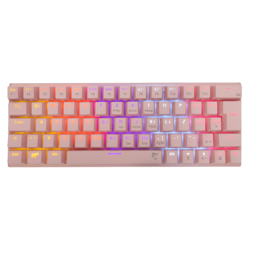 White Shark TIPKOVNICA GK-002422 WAKIZASHI/HR, Mehanička tipkovnica, Blue Switch, roza