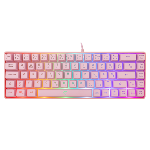 White Shark GK-2201 RONIN, tipkovnica, roza