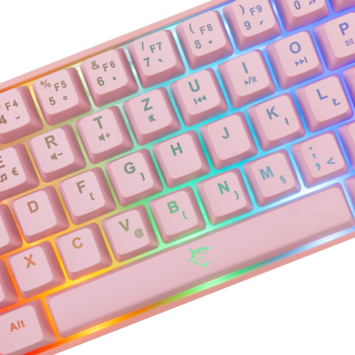 White Shark GK-2201 RONIN, tipkovnica, roza