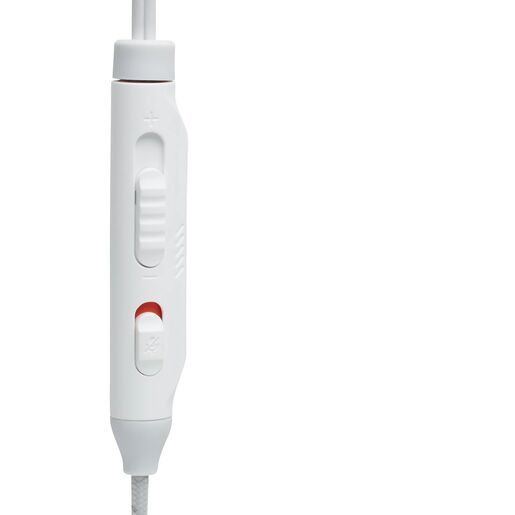 JBL Quantum, žičane slušalice, USB-C, bijele