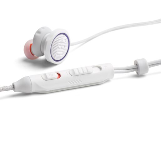 JBL Quantum, žičane slušalice, USB-C, bijele