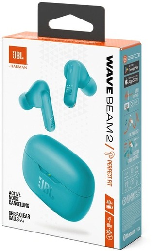 JBL WAVE BEAM 2, in-ear slušalice, plave