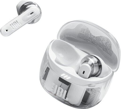 JBL TUNE FLEX 2 GHOST, in-ear slušalice, bijele