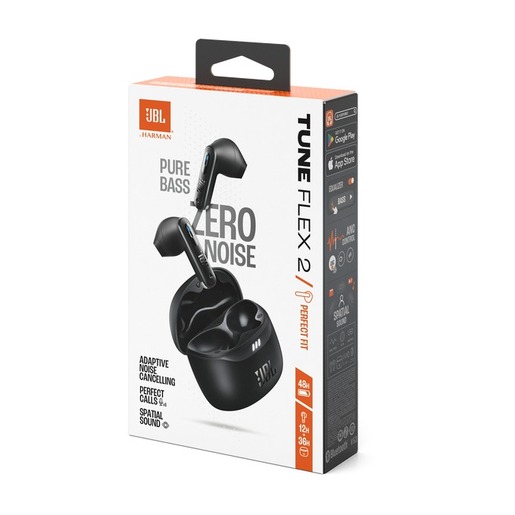 JBL TUNE FLEX 2, in-ear slušalice, crne