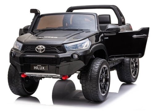 Licencirani auto na akumulator Toyota Hilux 4x4 - dvosjed - crni