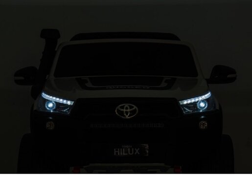 Licencirani auto na akumulator Toyota Hilux 4x4 - dvosjed - crni