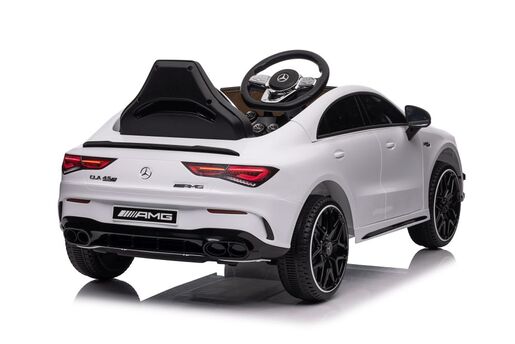Licencirani auto na akumulator Mercedes CLA 45s AMG 4x4 - bijeli