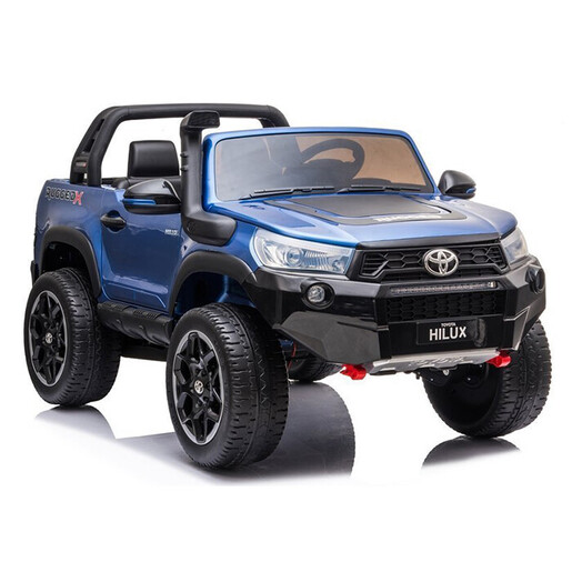 Licencirani auto na akumulator Toyota Hilux 4x4 - dvosjed - plavi/lakirani