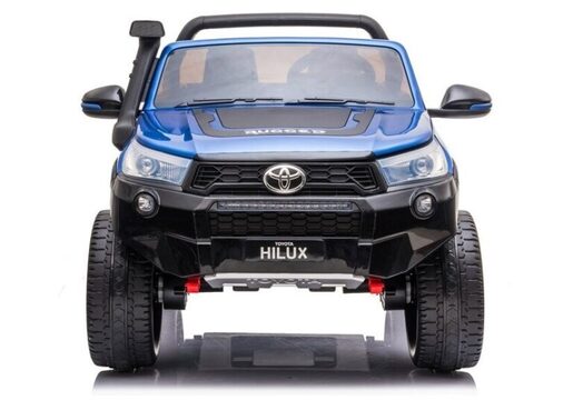 Licencirani auto na akumulator Toyota Hilux 4x4 - dvosjed - plavi/lakirani