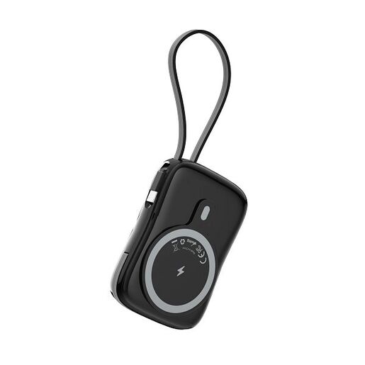 MaxMobile Magsafe bežični power bank C1020W, 10000mAh, 20W, PD USB-C, crni