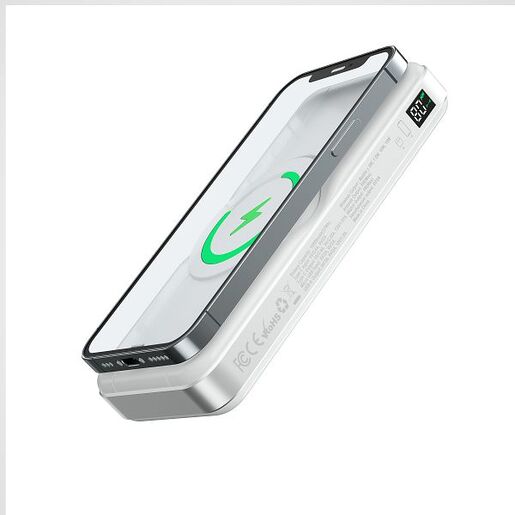 MaxMobile Magsafe bežični power bank TM10000, 5u1, 10000mAh, 15W, PD, bijeli