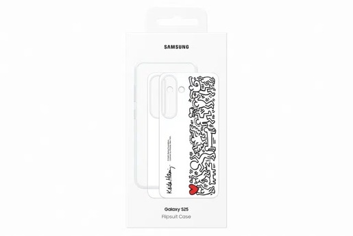 Samsung maska za Samsung Galaxy S25 EF-MS931CWEGWW, prozirna s bijelim okvirom
