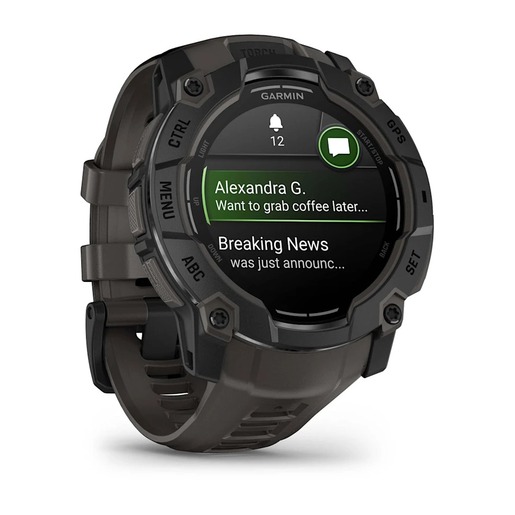 Garmin Instinct 3 Amoled, 50 mm, Black Charcoal, 010-03020-00, pametni sat
