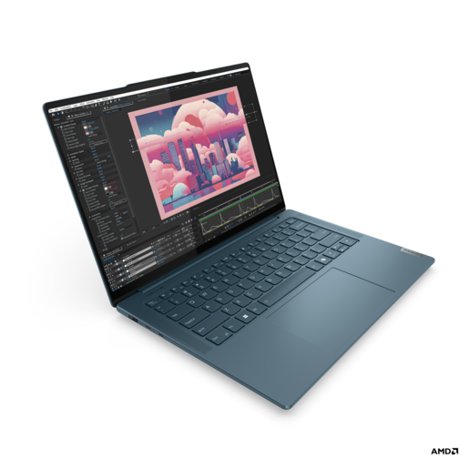 Lenovo Yoga Pro 7 14AHP9, 83E3000LSC, 14,5 3K IPS 120Hz 400nits, AMD Ryzen 7 8845HS, 16GB RAM, 1TB PCIe NVMe SSD, NVIDIA GeForce RTX 3050, Windows 11 Home, laptop