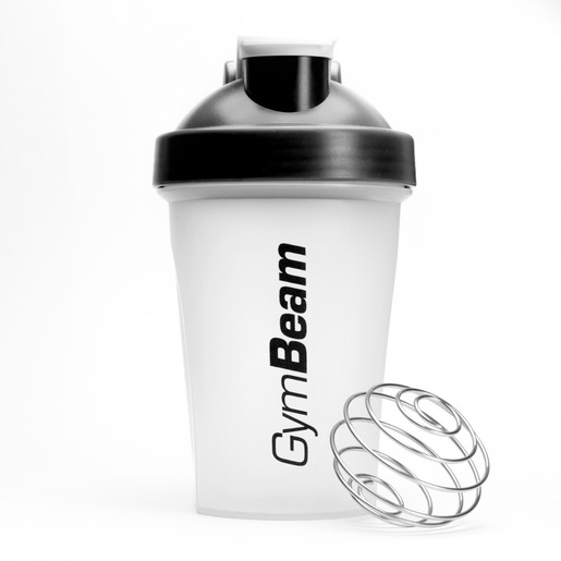 Shaker Blend Bottle prozirno-crni 400 ml - GymBeam
