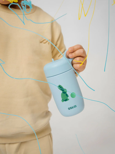 EQUA Kids, šalica od nehrđajućeg čelika, 400ml, Zec