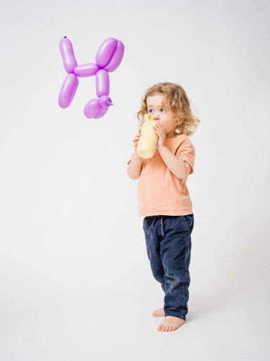 EQUA Kids, šalica od nehrđajućeg čelika, 400ml, Žirafa