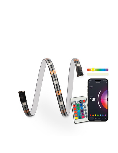 KSIX, ColorLed TV traka, 16 RGB boja i 4 dinamička načina boja, daljinski, 3m