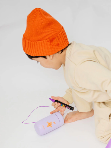 EQUA Kids, šalica od nehrđajućeg čelika, 400ml, Leptir