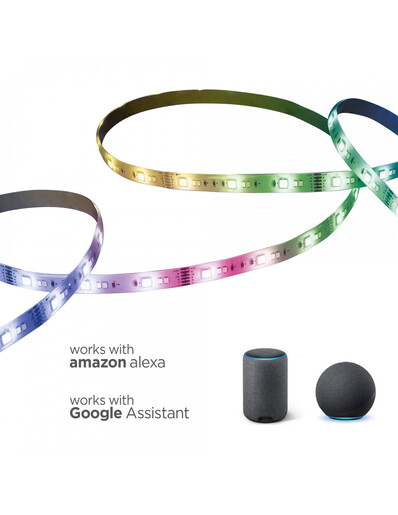 KSIX, Smart LED traka 5 metara, mogućnost rezanja, 900 lumena, RGB + CCT boje