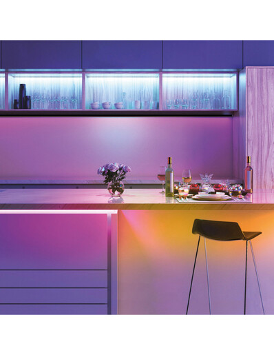 KSIX, Smart LED traka 5 metara, mogućnost rezanja, 900 lumena, RGB + CCT boje