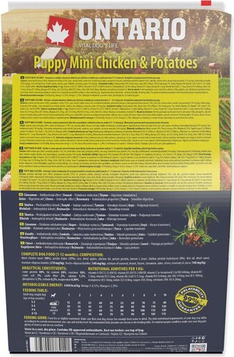 Ontario Puppy Mini Breed 2,25 kg, piletina i krumpir