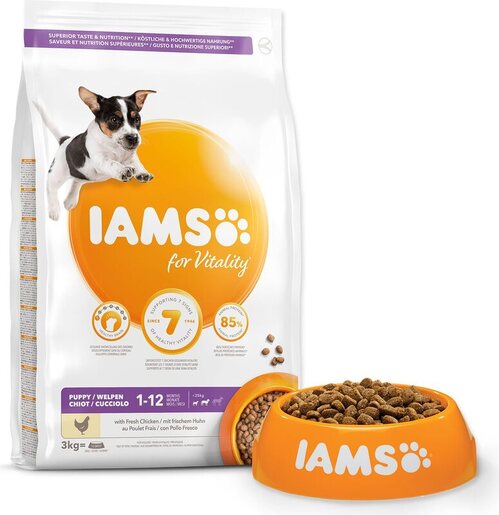 IAMS Puppy Small & Medium Breeds 3kg, piletina