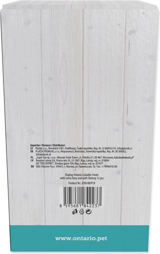 Ontario Cat poslastica 5x14g, tuna i kozice