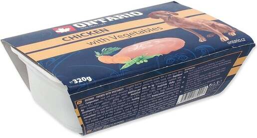 Ontario Dog posuda 320g, piletina s povrćem
