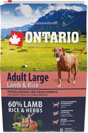 Ontario Adult Large Breed 2,25kg, piletina i krumpir
