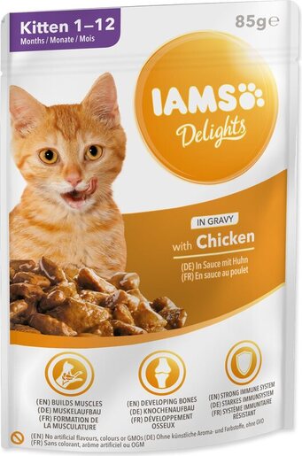 IAMS Delights Kitten vrećica 85g, piletina