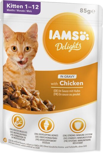 IAMS Delights Kitten vrećica 85g, piletina