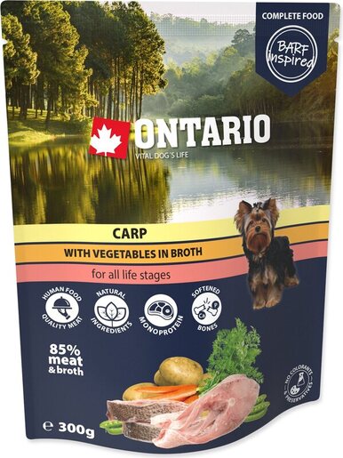 Ontario Dog vrećica 300g, šaran i povrće