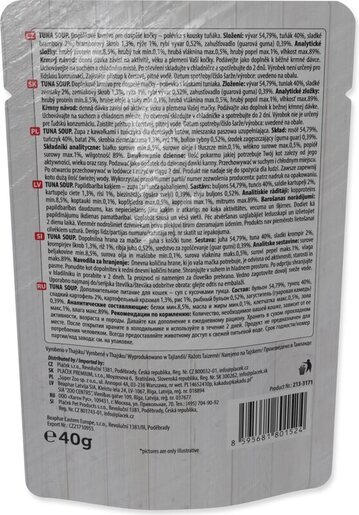 Ontario Cat Adult 40g, juha s komadićima tune